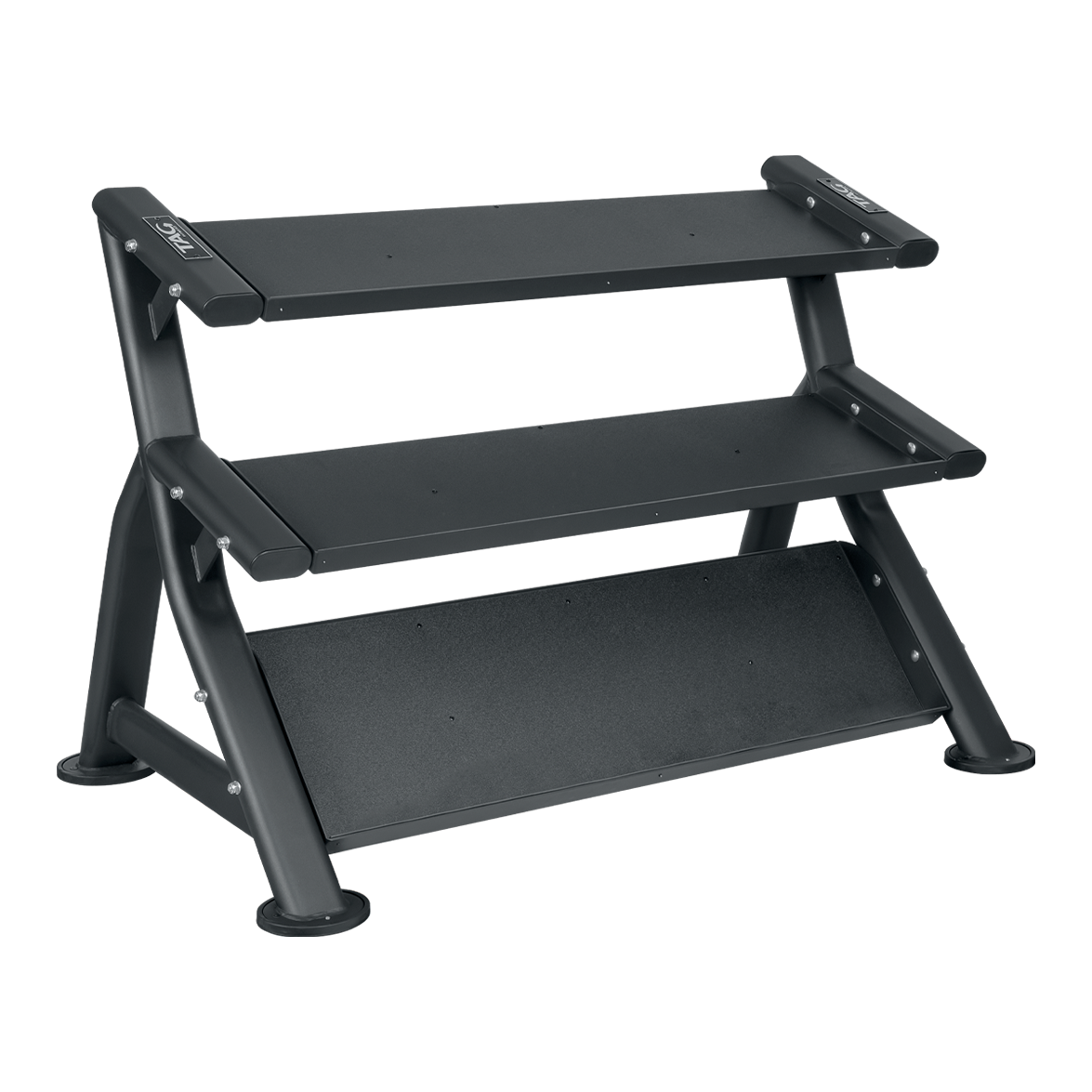 TAG HEX 3-Tier Dumbbell Rack (Holds 10 Pairs)