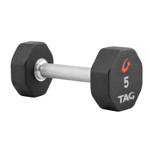 TAG 8 Sided Premium Urethane Dumbbells